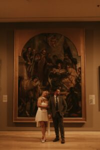 Editorial engagement session at the Speed Art Museum.