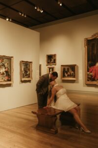 Editorial engagement session at the Speed Art Museum.